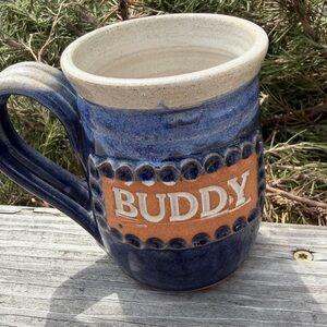 Studio B Pottery Buddy “BUDDY” mug